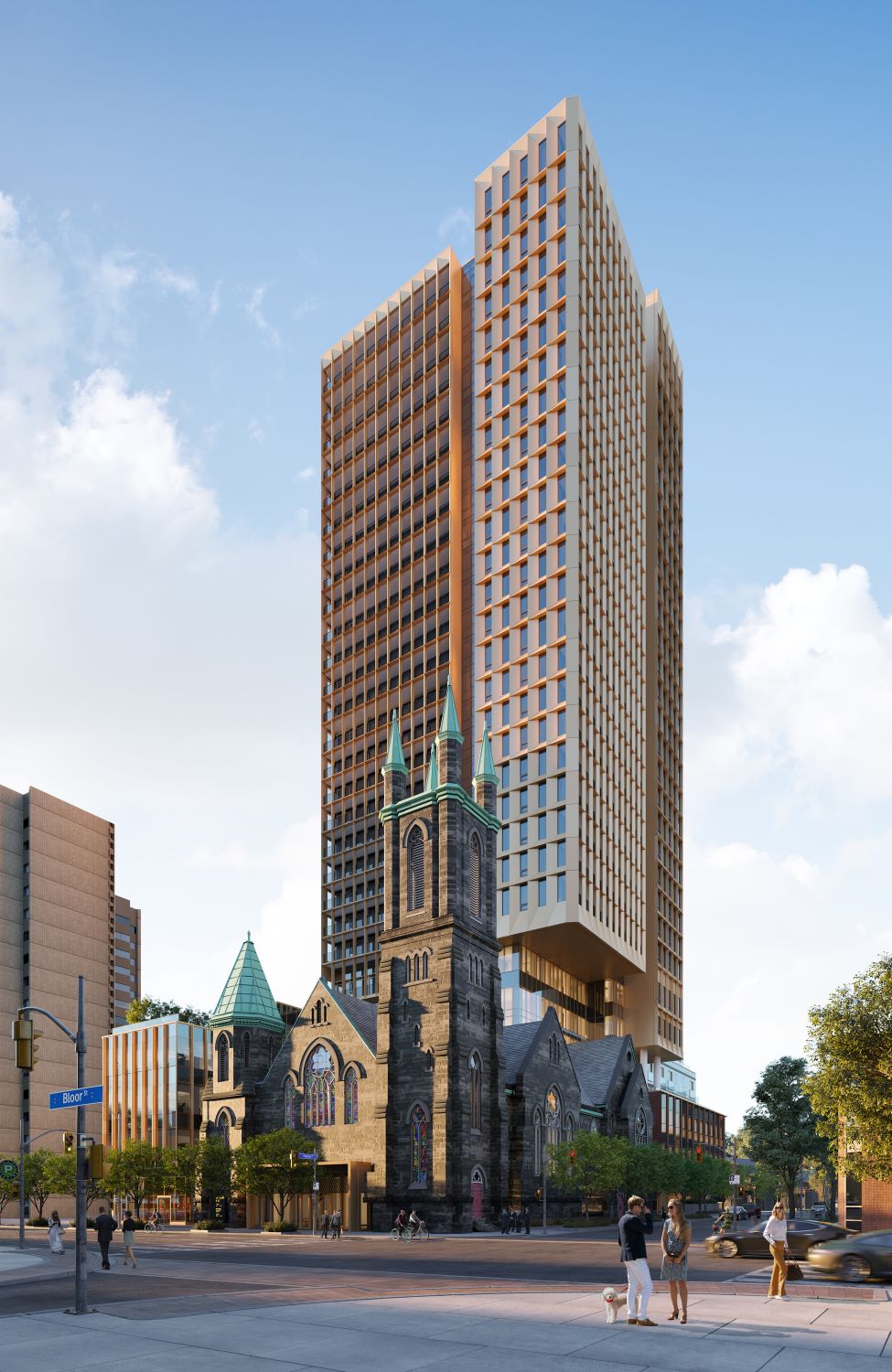 Bloor Street United Church and Cielo Condos